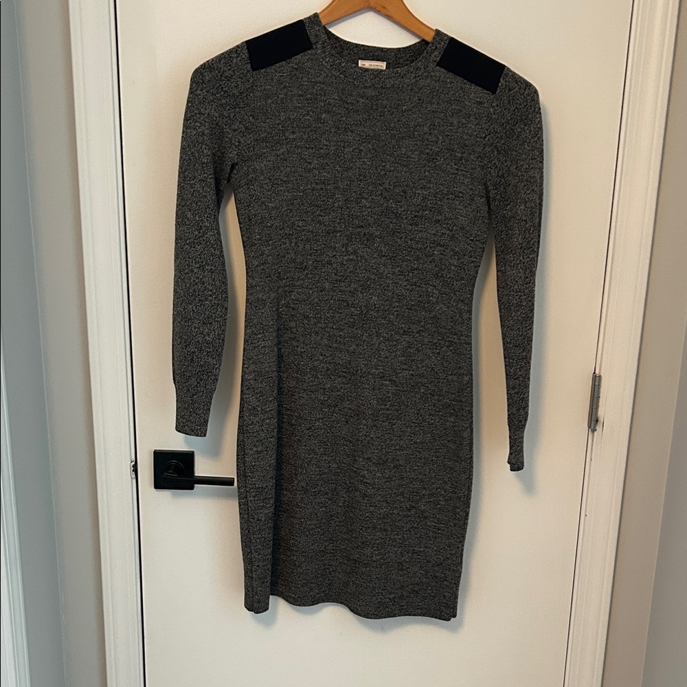 GAP Charcoal Knit Merino Wool Dress